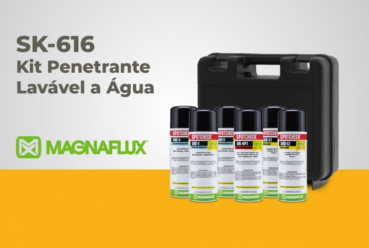 SK-616 Kit Penetrante Lav&aacute;vel a &Aacute;gua: A Solu&ccedil;&atilde;o Completa para Ensaios N&atilde;o Destrutivos